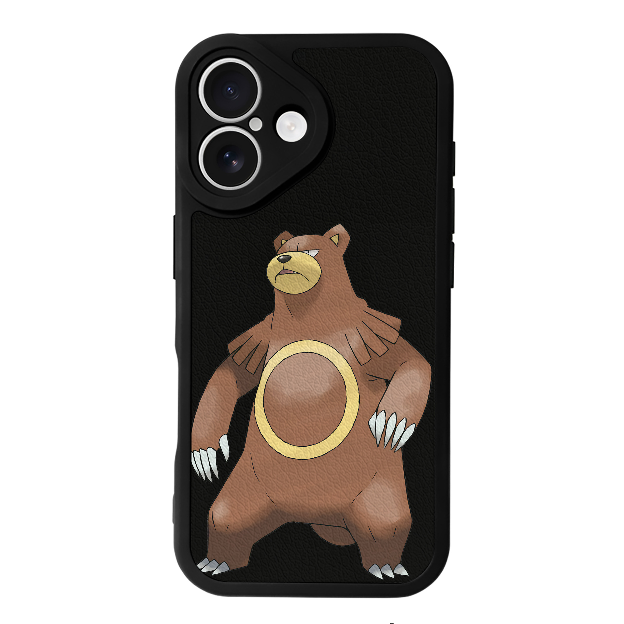 （画像用） ポケットモンスター Pokémon 【iPhone 16シリーズ対応】シリコンスマホケース（レザー調） 材質：シリコン